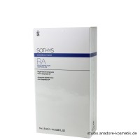 Sothys Cosmeceutique RA Regenerative Ampoules are a treatment that improves the skin and helps regenerate damaged skin using proprietary ingredients like Glyco-Repair and Tripeptides GF.